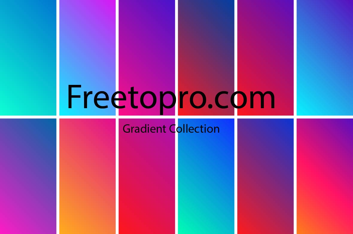 Soft Color Gradient Illustrator EPS Vector File Freetopro.com